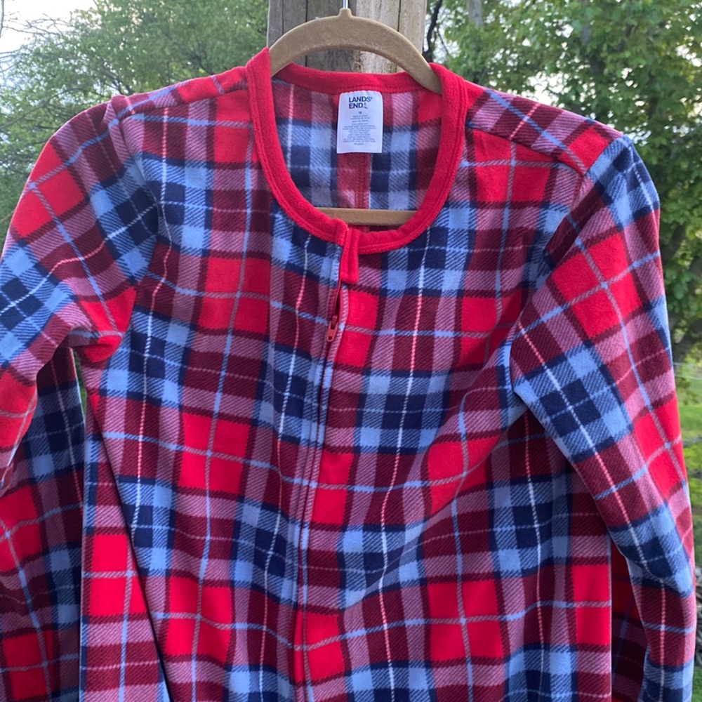 NWOT Lands End fleece union suit